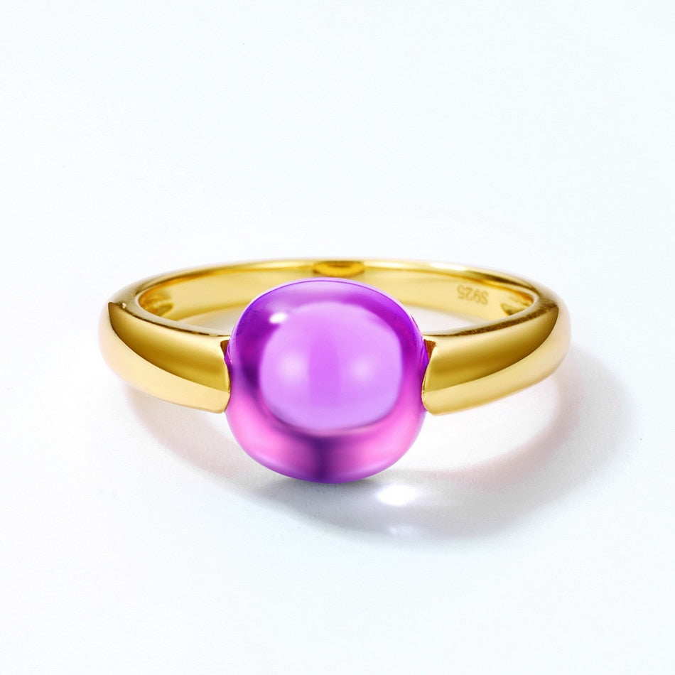 Candy Style Colorful Crystal Ring