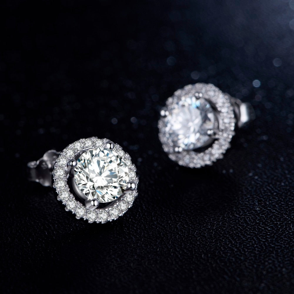 Diamond sparkle earring