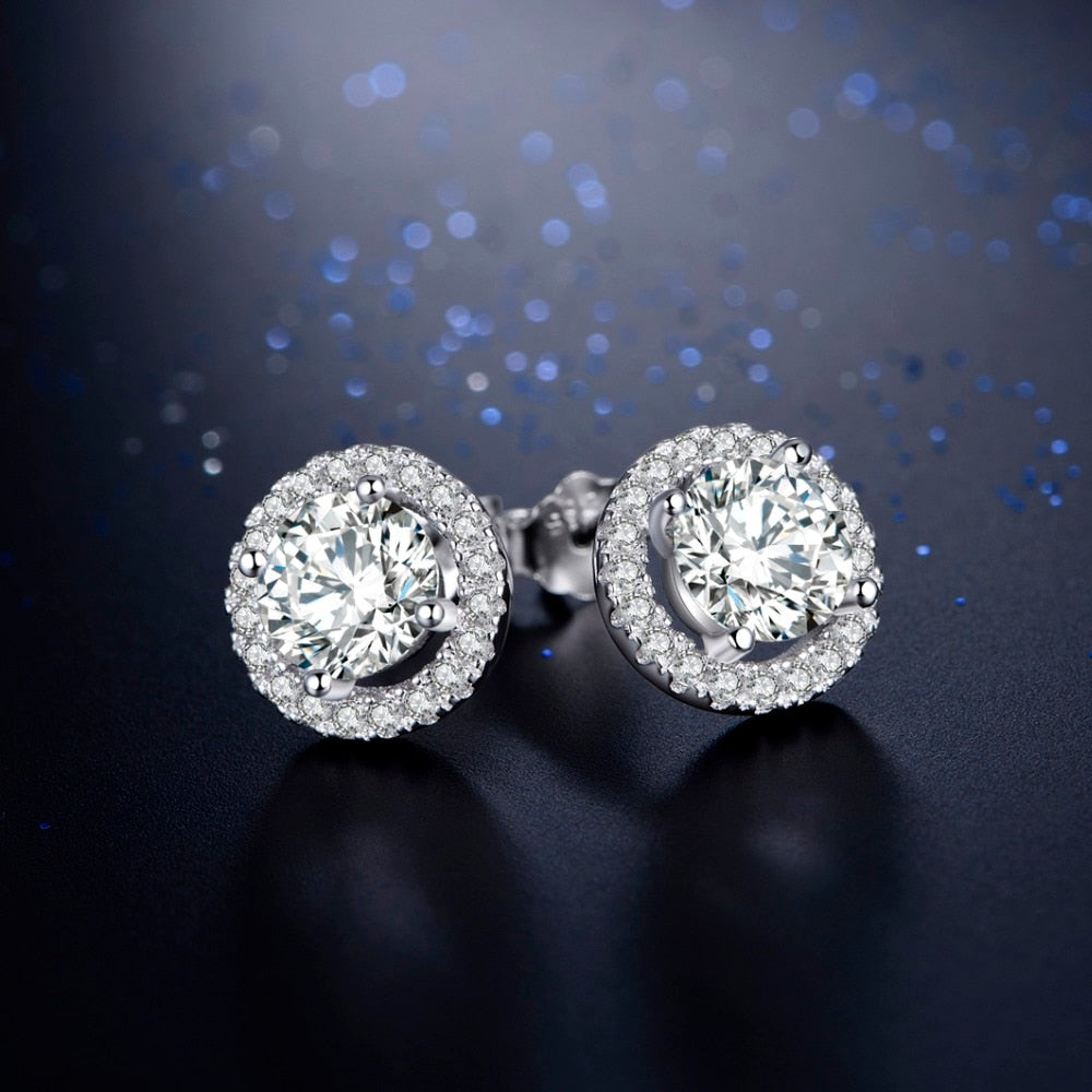 Diamond sparkle earring