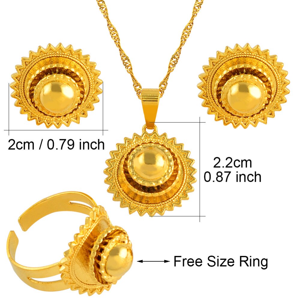 Gold Color small Jewellery Set