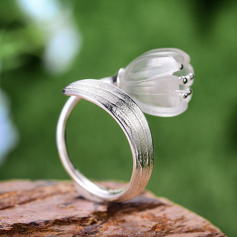 Lily of the Valley Flower Rings