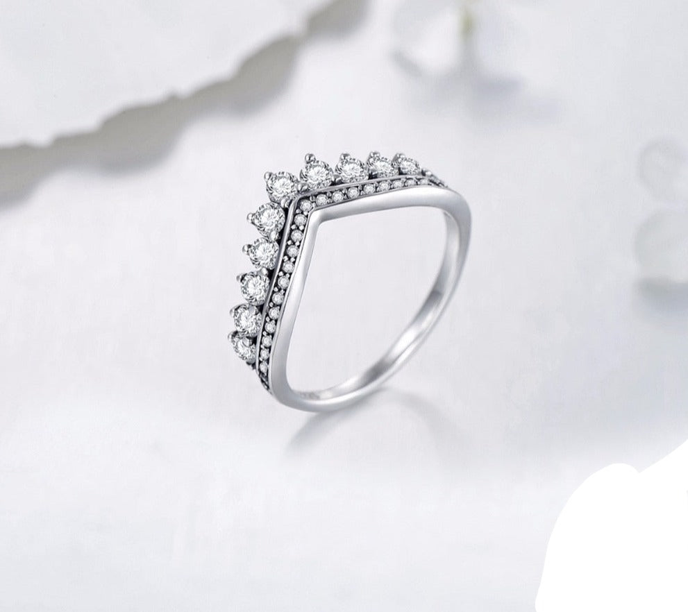 Classic Stackable  Crown Finger Ring