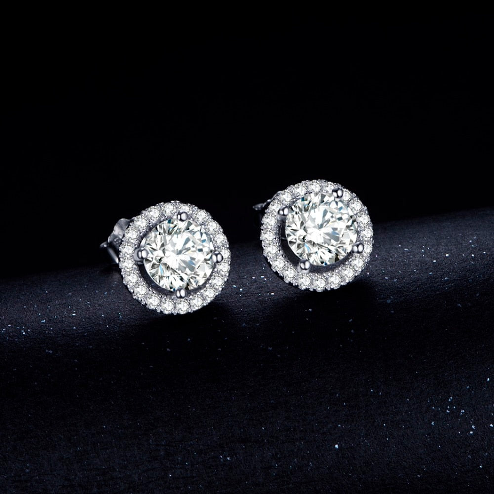 Diamond sparkle earring