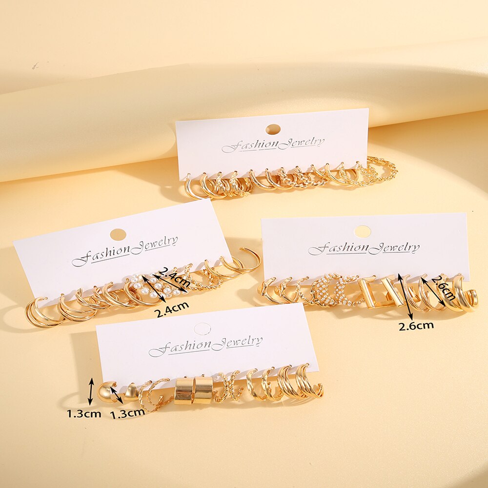 24 Pairs  Earrings Set