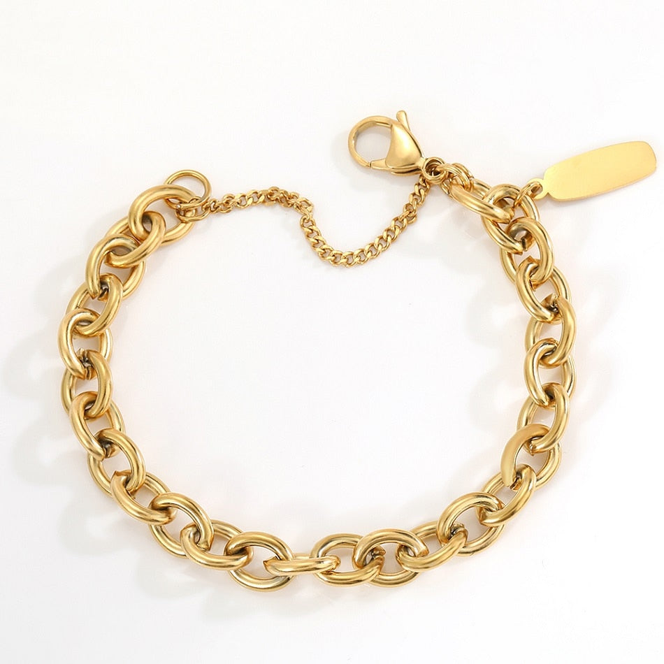 Gold Plated Chain Bracelets