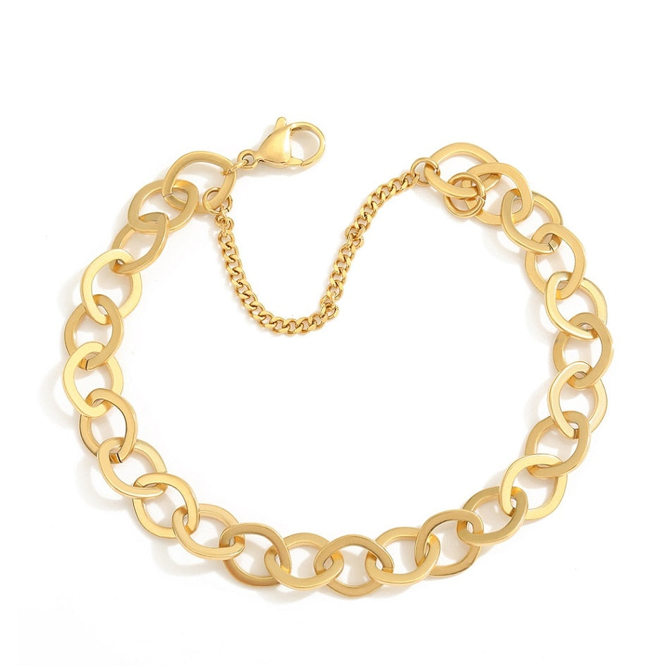 Gold Plated Chain Bracelets