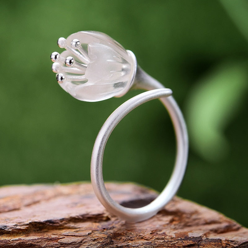 Lily of the Valley Flower Rings