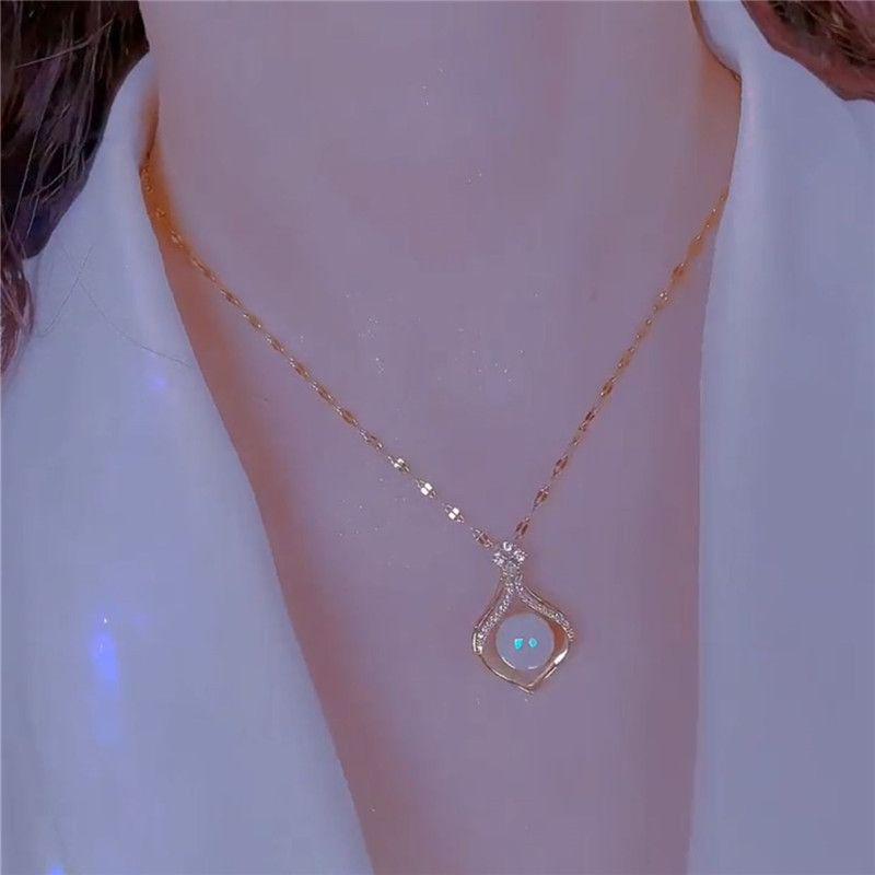 Chain Kpop Pearl Choker Necklace