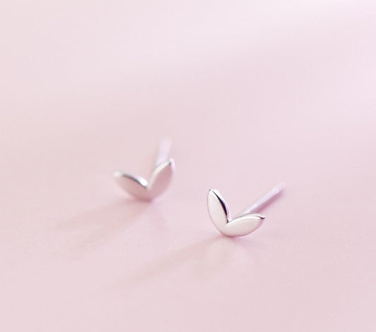 Luck Tree Leaf Stud Earrings