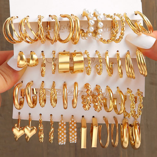 24 Pairs  Earrings Set